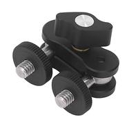 Qudinip Bras de Friction articulé Réglable en Alliage D'aluminium Durable pour Moniteurs LCD et Lumières LED, Supporte 5 Kg, 1 X unité