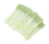 Qudinip Brosse à Cils Jetable Portable 200 Pièces, Brosse à Cils de Haute qualité pour une Application de Maquillage en Usage Quotidien, Manche en Plastique (Verte)