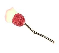 Qudinip Brosse de Maquillage des Fleurs, Pinceau Moelleux D'application Précise avec Scintillant pour Rougir la Poussière D'ongle en Poudre