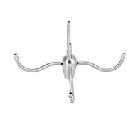 Qudinip Buse Rotative en Acier Inoxydable, Arroseur à 4 Bras pour Paysage Aquatique de Jardin, Argent Blanc, Haute efficacité
