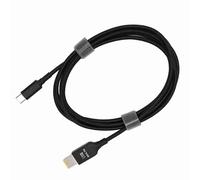 Qudinip Câble de Chargeur Professionnel de Type C, Haute Puissance 135W, Charge Rapide pour Legion Y7000P, Longueur 200cm, Alliage D'aluminium