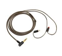 Qudinip Câble de Remplacement pour Casque D'écoute en Cuivre plaqué Argent, Mise à Niveau Haute Performance pour écouteurs à 2 Broches de 0,78 Mm, adapté aux Amateurs de Musique 1,2 M