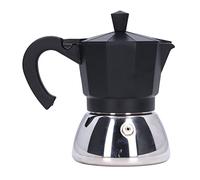 Qudinip Cafetière avec Opération de Nettoyage Facile, Conception Compacte en Aluminium et en Acier Inoxydable, Parfaite pour le Brassage à la Maison, Cadeau Exquis pour les Amateurs de café (Pot n°6
