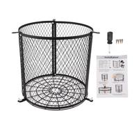 Qudinip Cage de Protection des Mangeoires de Cerfs, Cage de Mangeoire Varmint, Garde d'animaux en Acier Inoxydable pour Mangeoires de Cerfs en Plein Air avec Une Installation Rapide