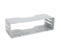 Qudinip Cage D'installation Stéréo ISO 1DIN ATTOR, Cadre de Montage en Métal Universel avec Ajustement sécurisé pour la Radio DIN Unique, 181x52x68mm Taille Externe