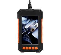 Qudinip Caméra Endoscopique Portative 1080P avec Fonction étanche pour Les Inspections Professionnelles dans Les Zones Difficiles D'accès LCD Orange 4,3 Pouces