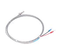 Qudinip Capteur Thermocouple de Type K, Sonde de Température de Haute qualité pour des Mesures Précises dans les Applications Industrielles, Acier Inoxydable, Filetage M8, 1 unité