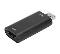 Qudinip Carte de Vidéo 4K, Convertisseur Portable Compact pour Enregistrement en Streaming, Sessions D'enseignement, Aluminium Noir