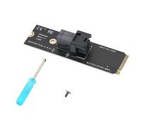 Qudinip Carte D'extension Adaptateur M.2 NVME vers U.2, compatibilité Haute Vitesse 64GT/S pour PC de Jeu, 80x22mm (F 49-Ma)