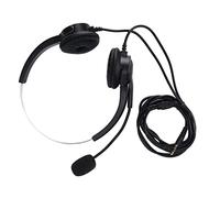 Qudinip Casque de Center D'appels, USB, Suppression du Bruit, Microphone Réglable pour Le Service Client, Bureau, 1 Paire