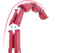 Qudinip Cerceau lesté Intelligent pour la Sculpture du Corps, avec 24 Nœuds Détachables pour la Protection de la Taille, équipement d'exercice Portable (Rose)