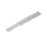 Qudinip Chaîne de Vélo 10 Vitesses, Pièces de Rechange Haute Résistance pour Vélos de Montagne et de Route-acier allié, 1 X Chaîne, 2 X Boucle, 330g (Argent)