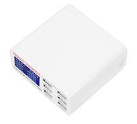 Qudinip Chargeur USB 40 W Adaptateur de Charge Intelligent avec 6 Ports USB pour Bureau à Domicile Blanc 3,5 X 3, X 1,5 Pouces