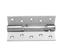 Qudinip Charnière de Porte à Roulement à Billes en Acier Inoxydable Robuste de 5 Pouces pour Usage Résidentiel et Commercial, Argent, 3 Pièces
