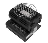 Qudinip Chauffage à Gaz de Type Carte, Chauffage Extérieur Portable à Double Prise de Gaz avec Température Réglable et Soupape de sécurité, pour Camping, Tente de Pêche, Chauffage