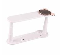 Qudinip Cintre Organisateur Support Gain de Place Rétractable Cintre Crochet pour Garde-Robe Stockage ABS Matériel 1 unité (Blanche)