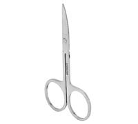 Qudinip Ciseaux à Sourcils en Acier Inoxydable, Pointe Fine, Coupe Incurvée pour Cils et Poils du Visage, Légers, Portables, 1 unité