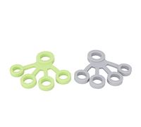 Qudinip Civière de Doigt en Silicone, Renforcement de Poignée, 6,6 Lb, élastique Souple, Portable, pour la Rééducation des Doigts, à Domicile et au Bureau, Paquet de 2