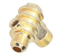 Qudinip Clapet Anti-retour en Alliage de Zinc Unidirectionnel Durable avec Haute dureté pour Compresseurs D'air et Systèmes Hydrauliques G1/2 G3/4 M10