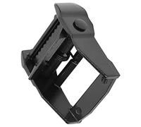 Qudinip Clip à Bascule de Sangle D'arrimage pour Kayak Cam, Conception Compacte et Durable pour Les Cils de Bagages et la Ceinture de Sac à Dos, Alliage de Zinc Noir, 1 unité (38mm)
