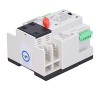 Qudinip Commutateur de Transfert Automatique 2P 100A, Interrupteur D'alimentation sans Interruption pour des Solutions de Sauvegarde D'alimentation Fiables, Matériau ABS Durable