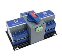 Qudinip Commutateur de Transfert Automatique à Double Puissance, Commutateur de Protection Compact contre les Surcharges pour Hôpitaux et Banques AC400V (Aaï)