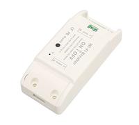 Qudinip Commutateur Intelligent WiFi, Commande Vocale Mains Libres, Interrupteur D'alimentation Compact pour Appareils Ménagers, Matériau ABS, 1 Paquet