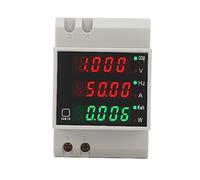 Qudinip Compteur de Puissance Numérique, Moniteur D'énergie, Courant de Tension de Haute Précision pour les Maisons et les Industries, Matériel PC, 1 unité