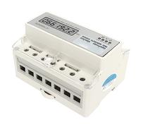 Qudinip Compteur D'énergie triphasé à 4 Fils avec écran LCD et Fonction de Mémoire pour Usage Commercial, Matériau Ignifuge PC Durable