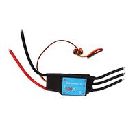 Qudinip Contrôleur de Vitesse ESC pour Bateau RC 100 A, Haute Performance, Apprentissage Automatique électronique sans Balais pour Bateau RC et Hélice sous-Marine 5 V 5 A Bec Noir