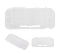 Qudinip Coque de Protection en Silicone pour Console Lite, étanche et Anti-poussière, Ajustement Confortable pour Les Joueurs, LéGère 41 G, Disponible en Bleu, Jaune, Gris, Blanc Transparent (Blanc