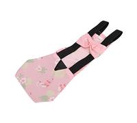 Qudinip Couches de Poulet pour Animaux de Compagnie, Couche de Volaille en Tissu Imperméable Réutilisable avec Ceinture Réglable et Boucle à Nœud Papillon, pour Poulet de Canard D (S)