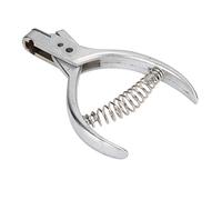 Qudinip Coupure de Montée en Garde, Outil de Poinçonnage de Trou de la Sangle avec une Poignée Confortable, pour les Travailleurs de la Réparation de Montres, en Acier, 10,5 Cm