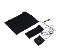 Qudinip Coussin Chauffant électrique Imperméable 2 en 1, Gilet Chaud à Température Réglable, Veste pour Vêtements Chauffants Extérieurs, 25.5x19.3cm
