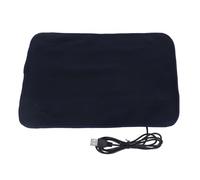 Qudinip Coussin Chauffant USB Température Réglable 3 Vitesses pour la Chaleur des épaules, du Cou, des Jambes, de la Taille 31 X 25,5 Cm en Polyester (Bleu marine)