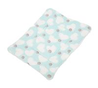 Qudinip Coussin Polaire Chaud pour Hamster, Lit Doux et Confortable pour Petits Animaux de Compagnie, Idéal pour Une Utilisation Hivernale et Un Sommeil Sûr, Matériau Polaire Corail (Aimer Le Vert)