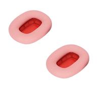 Qudinip Coussinets d'oreille de Remplacement en Mousse à Mémoire de Forme Souple et Cuir protéiné pour - Lot de 2 Cache-Oreilles Confortables et Respirants (Rose)