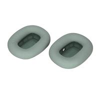 Qudinip Coussinets d'oreille de Remplacement en Mousse à Mémoire de Forme Souple et Cuir protéiné pour - Lot de 2 Cache-Oreilles Confortables et Respirants (Verte)