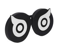 Qudinip Couvercle D'objectif VR, Design Hibou Mignon, Protecteur en Silicone Souple pour Accessoires PICO 4, Protection D'objectif Anti-poussière et Anti-Transpiration (Blanche)