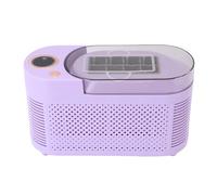 Qudinip Créateur de Glace de Bureau, Machine de Fabrication de Glace Portable Compacte pour Dortoir du Bureau à Domicile avec Bac de Glace Automatique intégré, Production Rapide de (Bouchon UE)