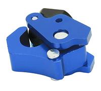 Qudinip Crochet de Moto Universel en Alliage D'aluminium CNC pour un Rangement Facile du Casque et des Bagages, Parfait pour les Motos et les Scooters (Bleue)