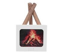 Qudinip Diffuseur D'aromathérapie pour Feu de Camp, Effet de Feu de Réaliste avec 7 Lumières Colorées et alimenté par USB, pour la Relaxation au Bureau et à Domicile