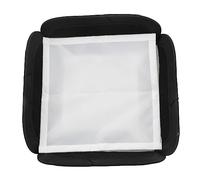 Qudinip Diffuseur Portable Softbox pour Appareil Photo pour Une Exposition Uniforme à la Lumière et Une Réduction des Ombres - Compatible avec 430EX 580EX 600EX SB800 SB600 SB700 SB900-23 X 23 Cm