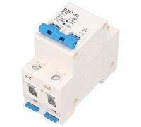 Qudinip Disjoncteur Miniature 2P, Conception Compacte, Haute sécurité 16A pour la Distribution D'énergie Résidentielle, Matériau ABS