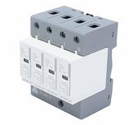 Qudinip Dispositifs de Protection Contre Les Surtensions, Parafoudre Domestique Durable 4P 80KA pour la Protection des Appareils électriques et la Limitation des Surtensions