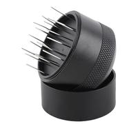 Qudinip Distributeur D'aiguilles à café, Agitateur à café en Acier Inoxydable Antirouille à Profondeur Réglable avec Base, pour les Cafés de Bureau à Domicile, Cadeaux pour les (53MM)