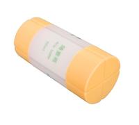 Qudinip Distributeur de Voyage 4 en 1, Petite Bouteille de Douche Portable Légère en Plastique Solide Orange avec Design Détachable, pour Shampoing, Lotion, Articles de Toilette, Savon