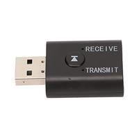 Qudinip Émetteur-récepteur USB Bluetooth 2 en 1, Adaptateur Compact pour Haut-parleurs Stéréo de Voiture et PC