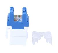 Qudinip Ensemble de 3 Modules RJ45, Connecteurs D'information Compacts pour Réseaux CAT5E, Transmission de Signal pour Câblage intégré, Construction PC/ABS