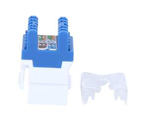 Qudinip Ensemble de 3 Modules RJ45, Connecteurs D'information Compacts pour Réseaux CAT5E, Transmission de Signal pour Câblage intégré, Construction PC/ABS